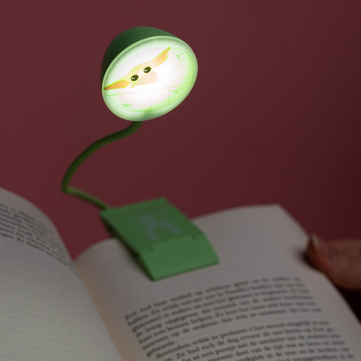 Paladone products ltd star wars - le mandalorien - lampe livre grogu