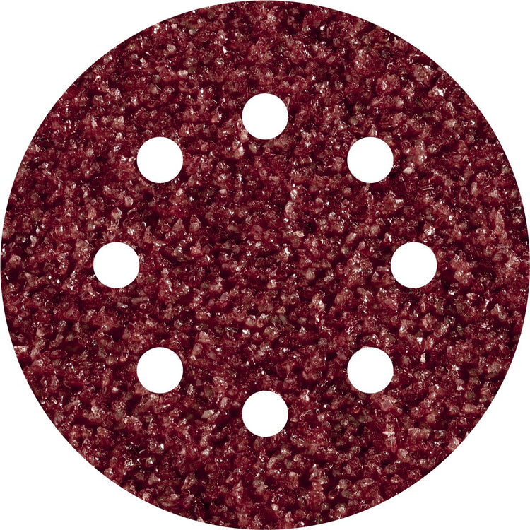 Wolfcraft - papier de verre grain 40 - 115 mm - 25 pièces - pour ponceuses - Fixation Velcro - 2269100