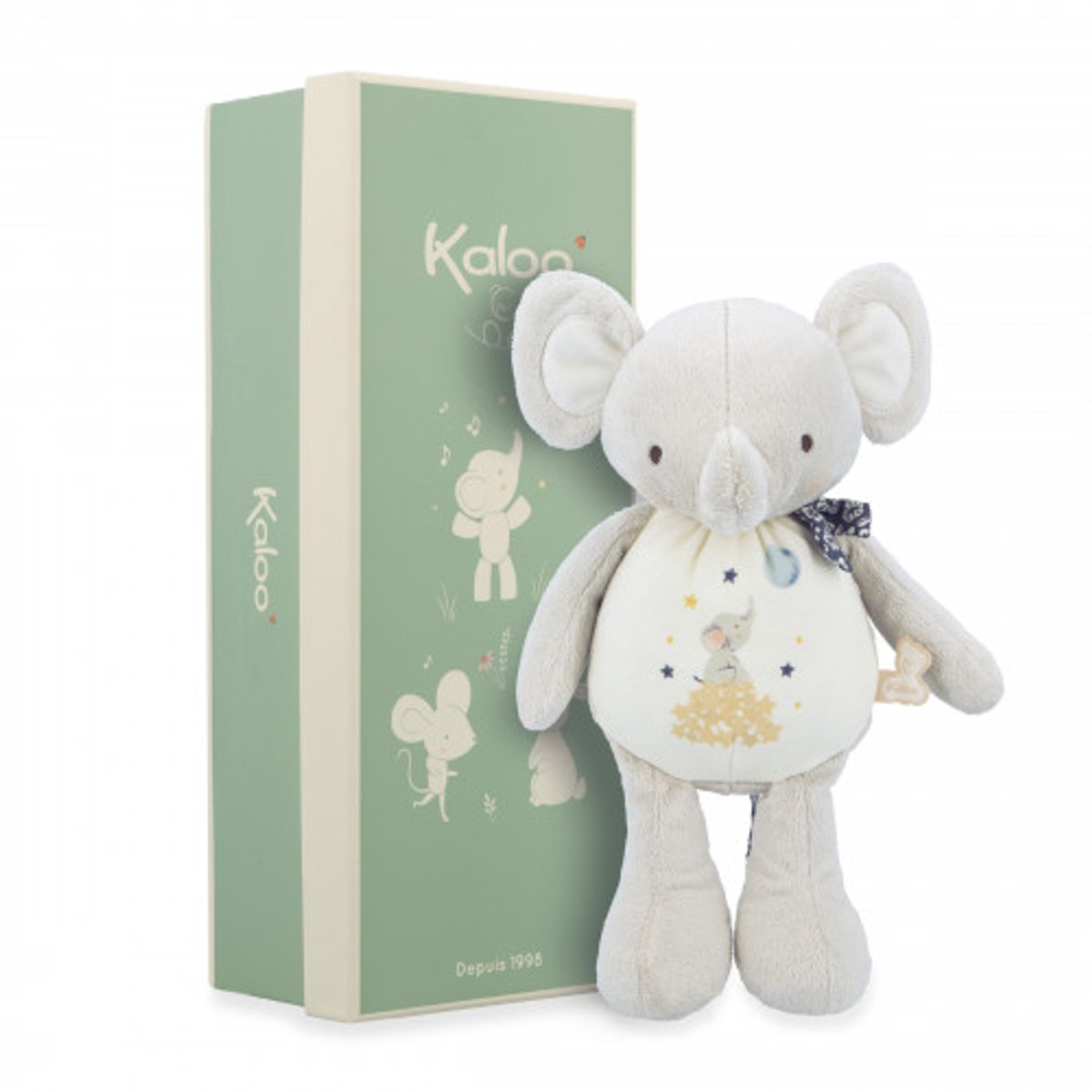 Kaloo petites vchansons peluche musicale - peluche - éléphant