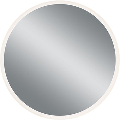 Miroir de salle de bain Trio LED - raro - 15w - rond - 60cm - interrupteur dip - verre miroir