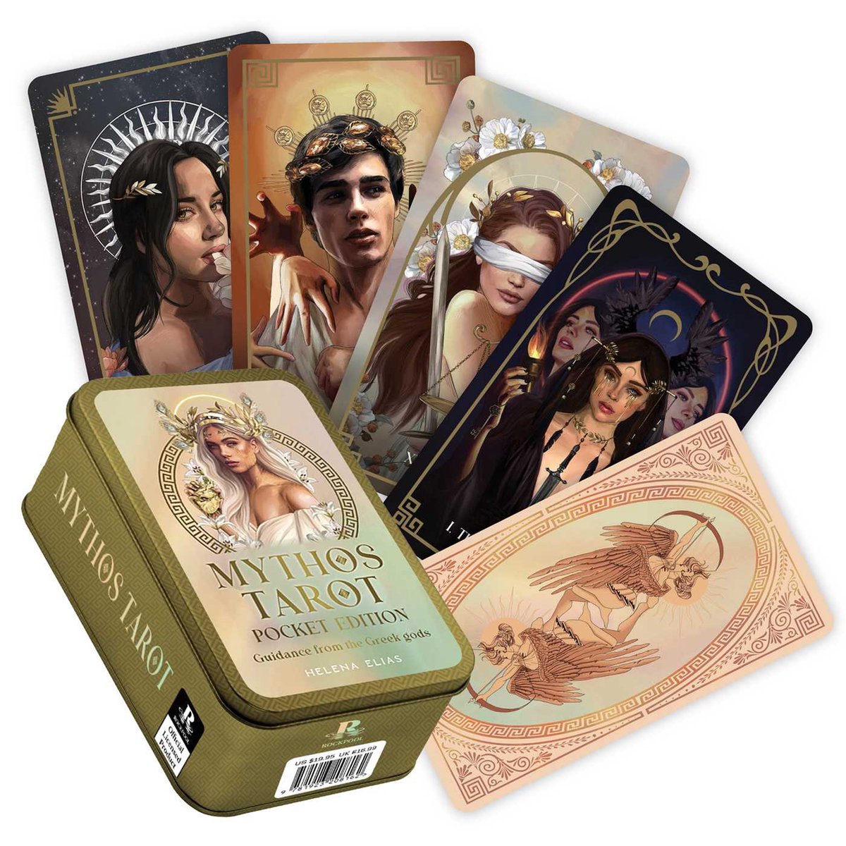 Tarot Rockpool - édition de poche en étain de tarot mythos