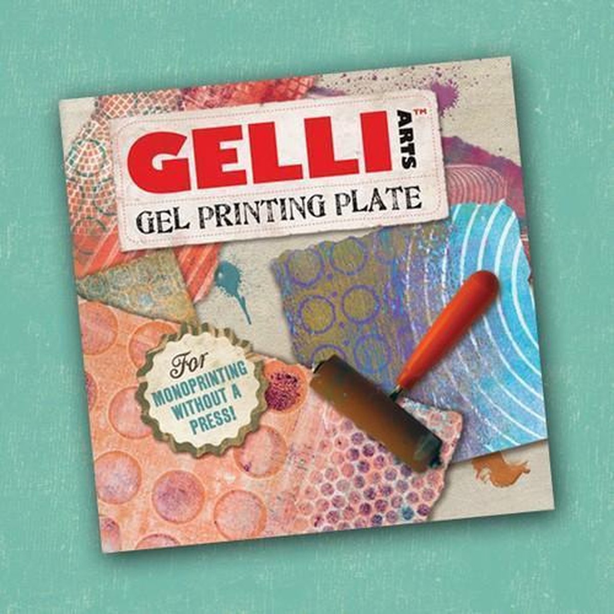 Gelli arts - plaque de gel 15,4x15,4cm