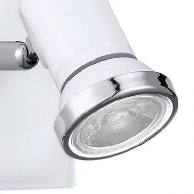 Eglo batholino tamara 1 - spot - 1 lumière - blanc, chrome