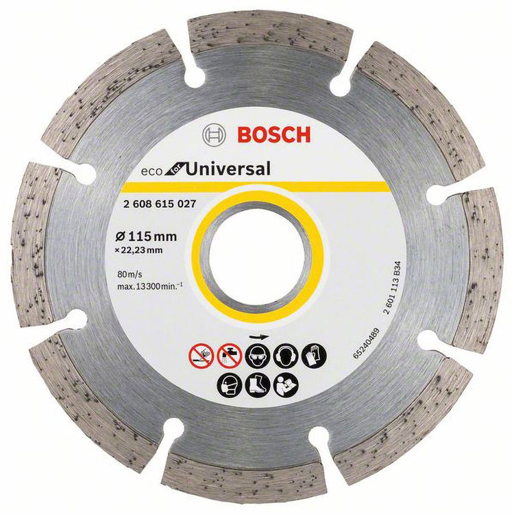 Bosch eco pour universel - disque diamant - 115 mm - segment