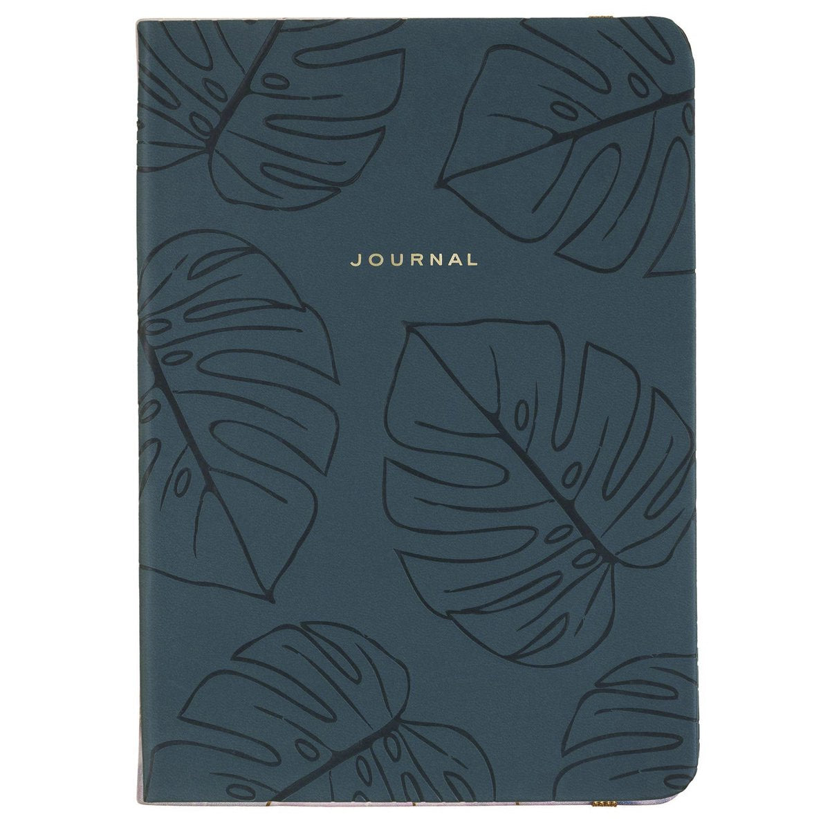 Carnet Eccolo - palmiers verts - ligne - ca.15x20cm - ec-d438v