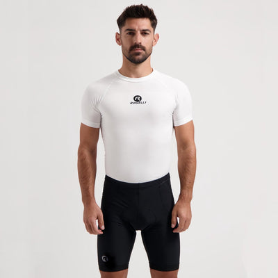 Rogelli core pantalon de cyclisme court pour hommes avec peau de chamois - pantalon de cyclisme - noir - taille s