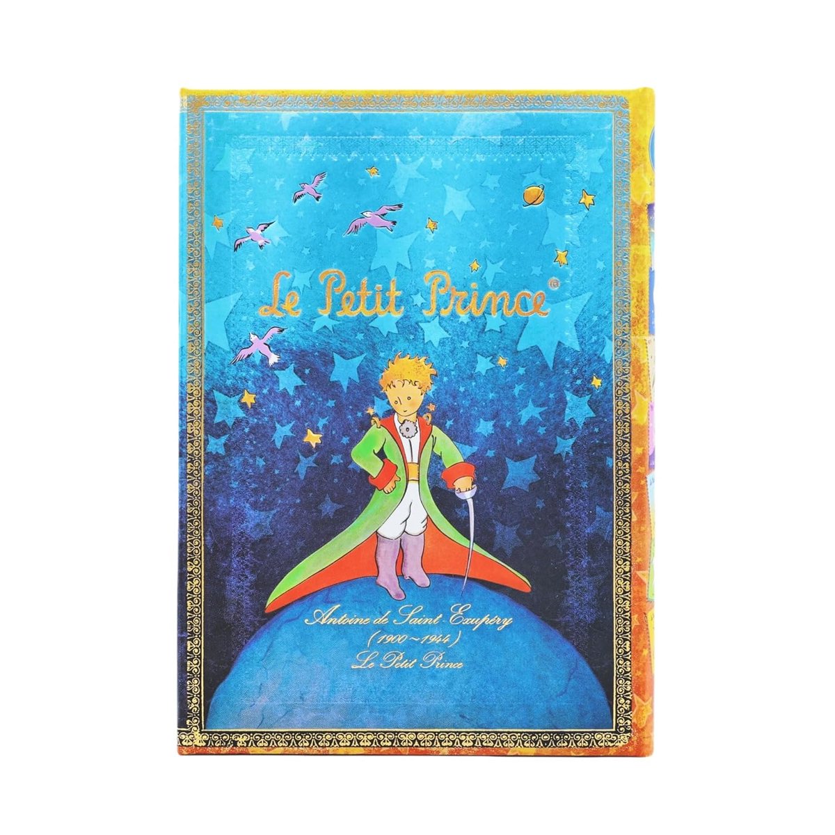 Paperblanks Saint-Exupéry, le Petit Prince (collection de manuscrits embellis) Journal à couverture rigide lignée midi (fermeture enroulée)