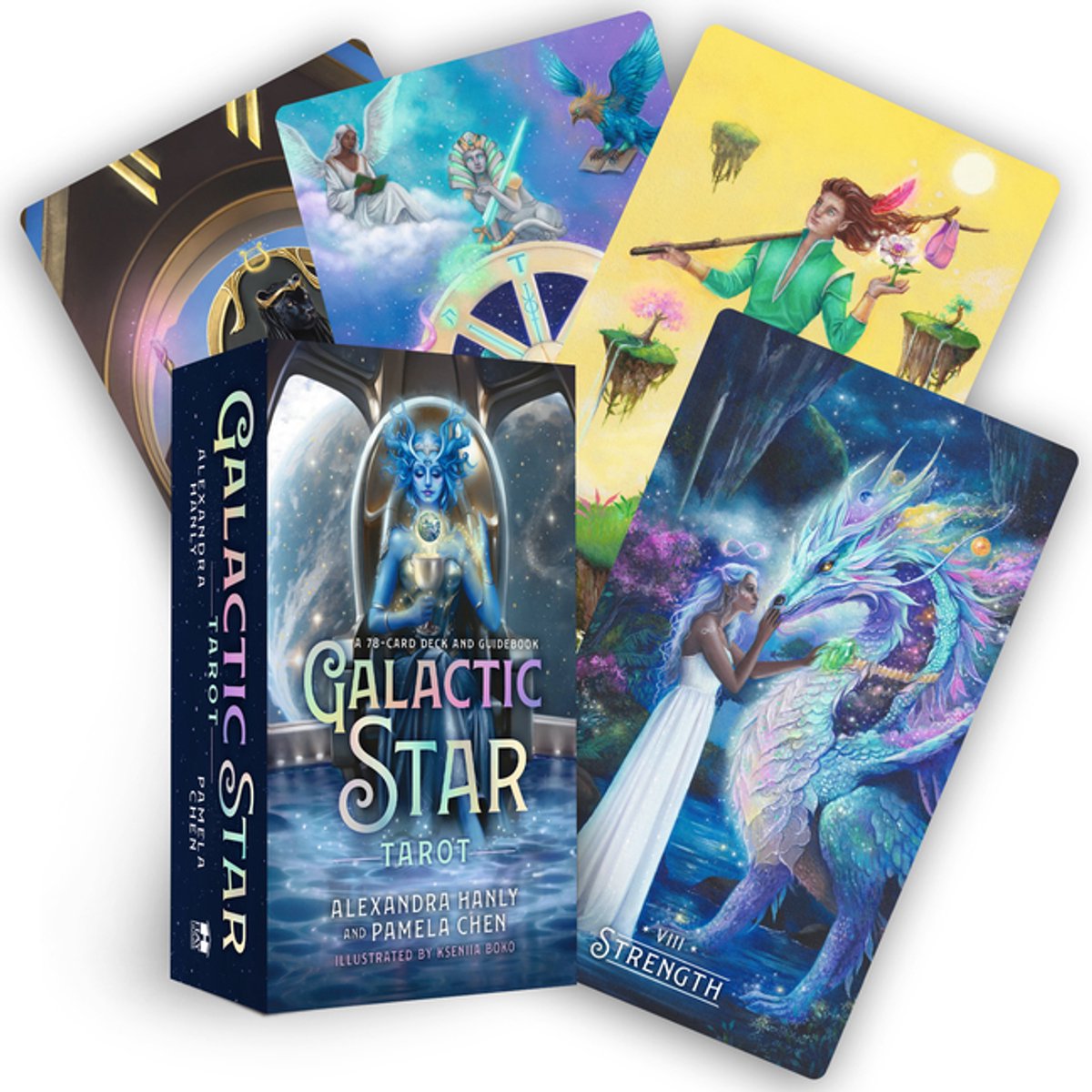 Tarot des étoiles galactiques sans marque et sans marque