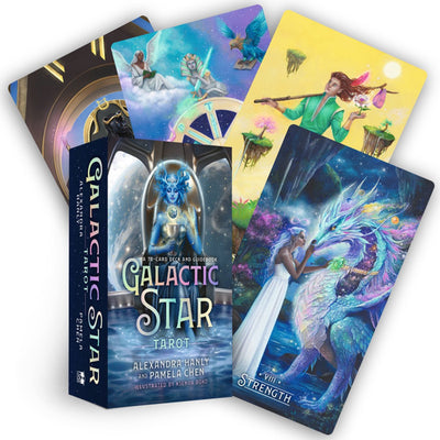 Tarot des étoiles galactiques sans marque et sans marque
