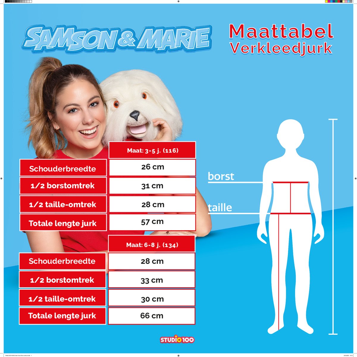 Déguisement Samson Marie - Déguisement Marie 3 5 ans - taille 116