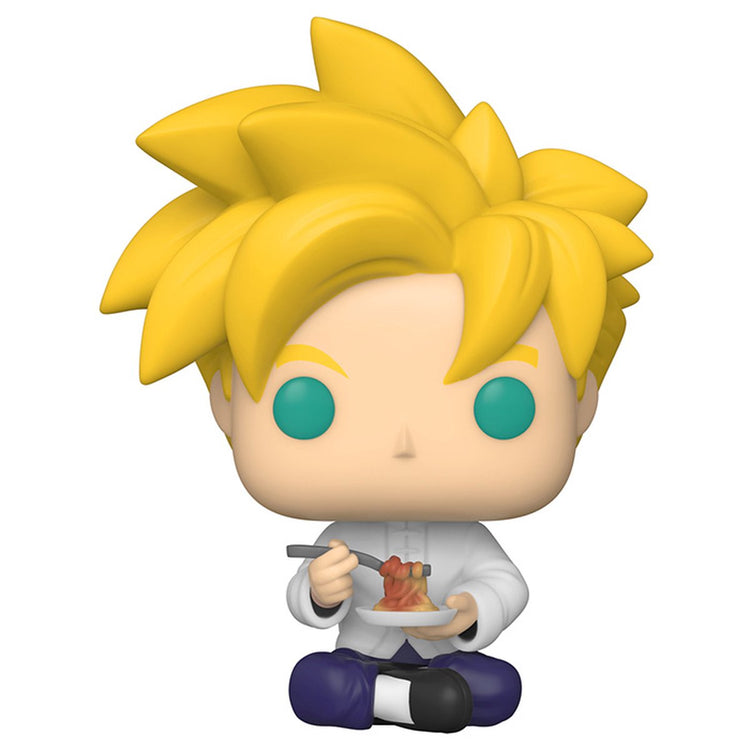 Funko figurine vinyle super saiyan gohan avec nouilles - dragon ball z - 9 cm