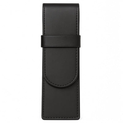 Étui à stylos Alassio - 2 stylos - cuir - noir - ju-2610