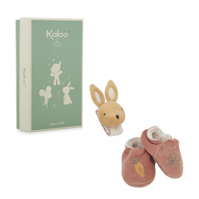 Kaloo - coffret cadeau bébé lapin – rose