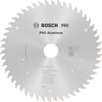 Lame de scie sans fil Bosch pro aluminium pour scies circulaires 140 x 1,6 x 20...