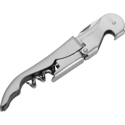 Couverts de serveur Westmark, tire-bouchon avec levier à 2 positions, coupe-bouchon et décapsuleur, acier inoxydable, professionnel, argent, 60172270