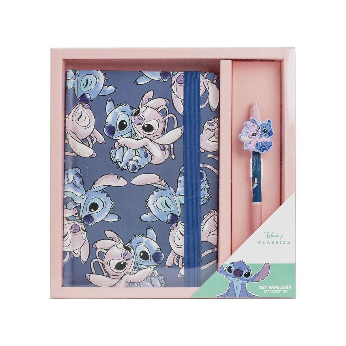 Carnet de points Lilo Stitch avec stylo