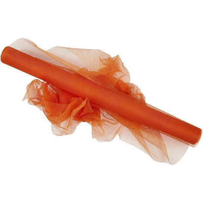 Tulle Creativ company, l: 50 cm, orange, 5 m 1 rouleau