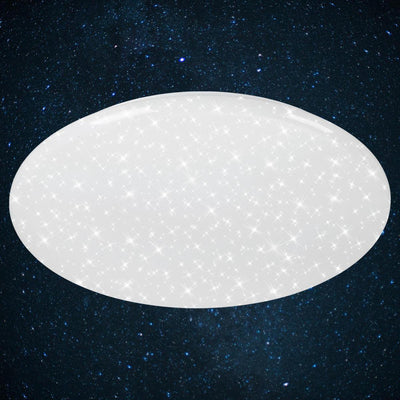 Verbe Briloner - plafonnier à intensité variable - plafonnier à décor d'étoiles - incl. télécommande - incl. éclairage de nuit - incl. contrôle de la température de couleur (3 000 - 6 500 kelvin) - ø 56 cm - LED - 50 w - 4 000 lm