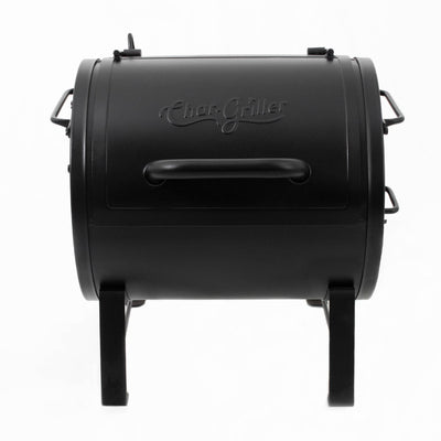 Barbecue au charbon de bois portable 3 en 1 Char-griller® – barbecue de table compact et foyer latéral pour fumoir – idéal pour le jardin, la terrasse, le camping et le balcon