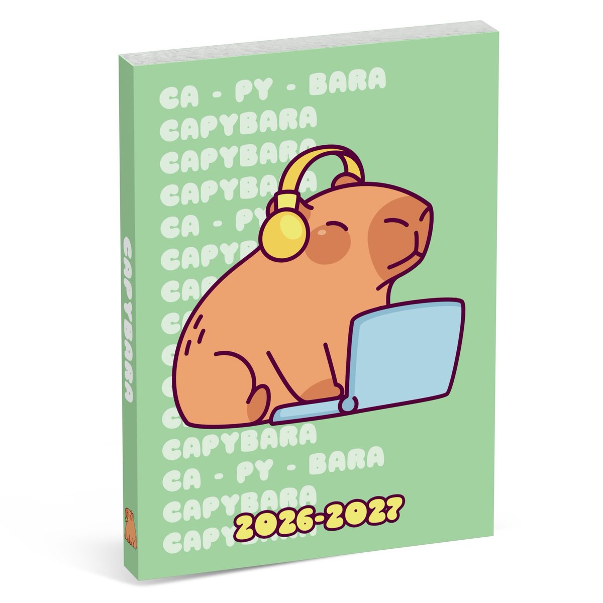 Agenda scolaire Capybara international - vert