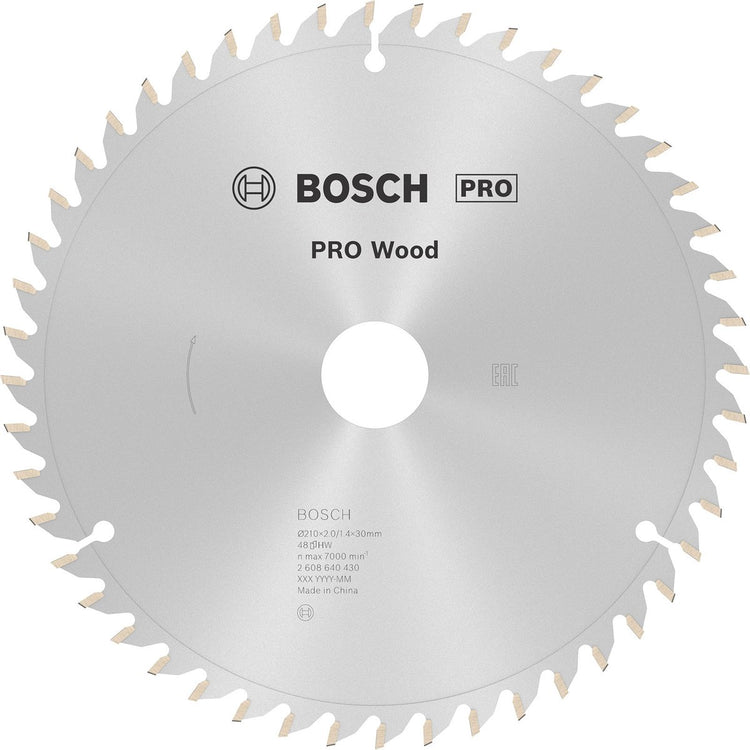 Lame de scie circulaire à bois Bosch Pro, 210 x 2 x 30 mm
