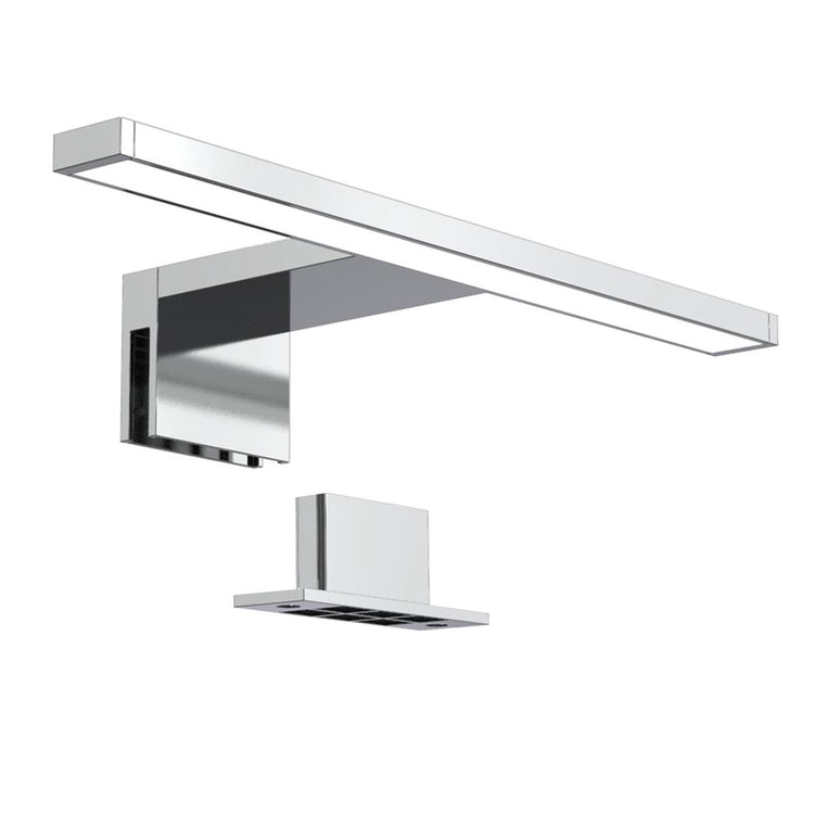 B.K. lumière - lampe miroir LED - éclairage miroir salle de bain - lumière blanc neutre 4 000k - 5w - 550 lm - l: 30cm