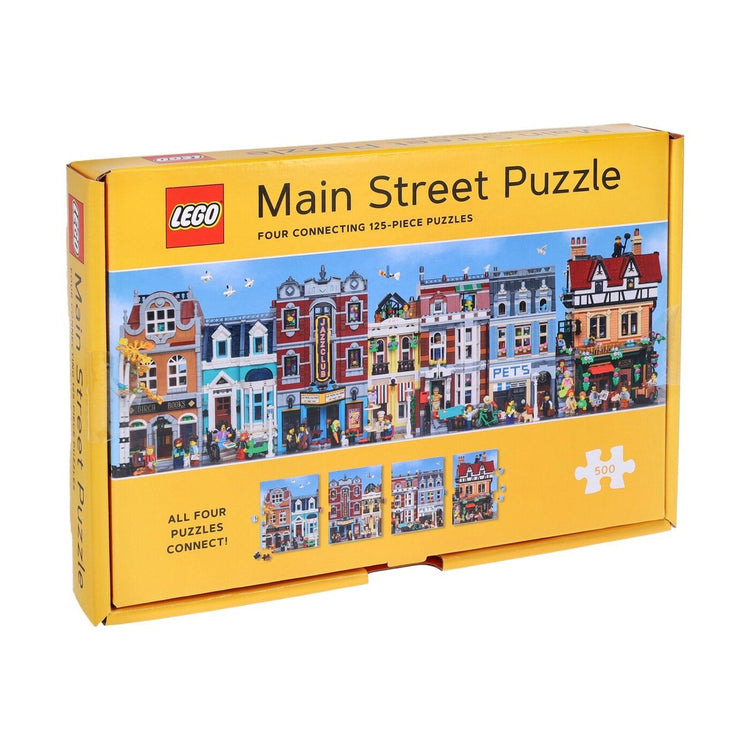 Puzzle de la rue principale en Lego