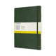 Carnet classique Moleskine - extra large - couverture souple - à carreaux - vert myrte