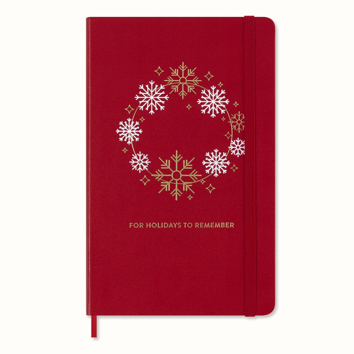 Carnet de vacances Moleskine en édition limitée - grand - ligné - rouge