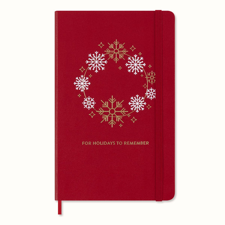 Carnet de vacances Moleskine en édition limitée - grand - ligné - rouge