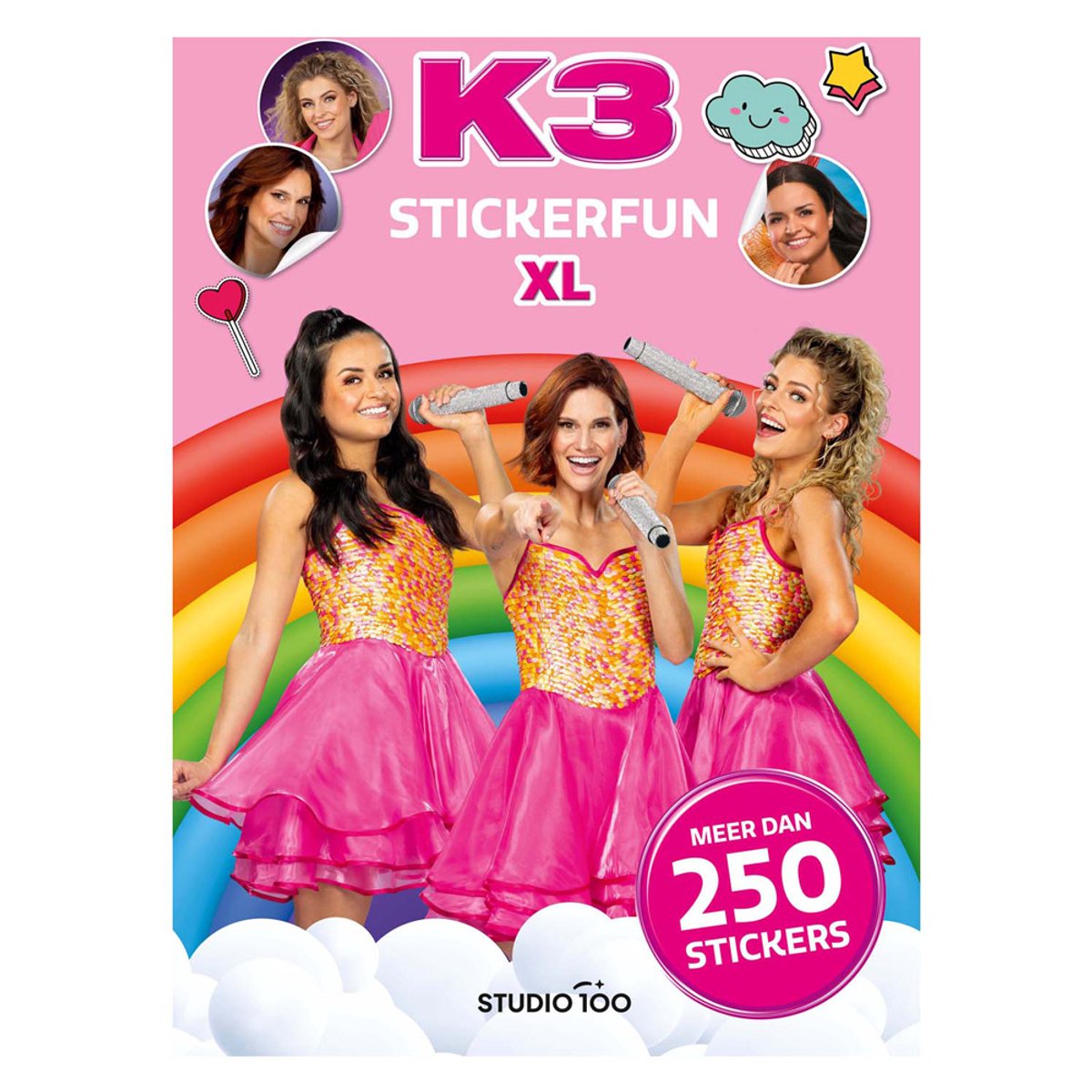 Livre d'autocollants Studio 100 k3 - stickerfun xl