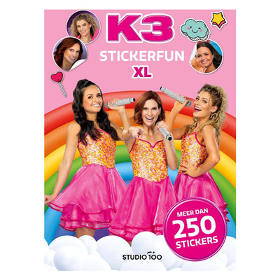 Livre d'autocollants Studio 100 k3 - stickerfun xl