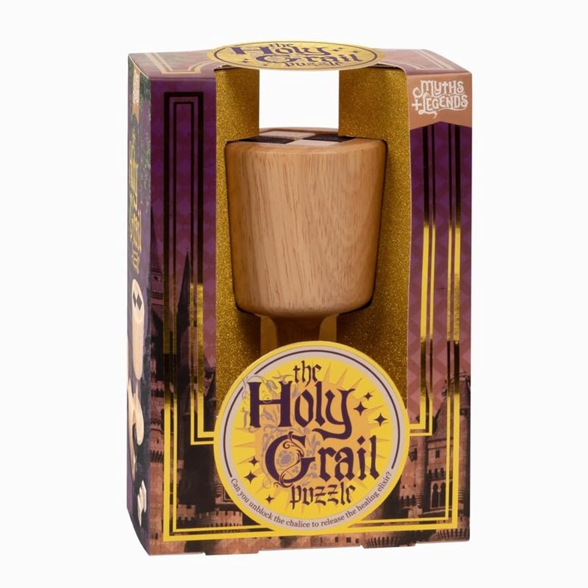 Professeur puzzle puzzle mythes et légendes saint graal - jeu éducatif en carton.