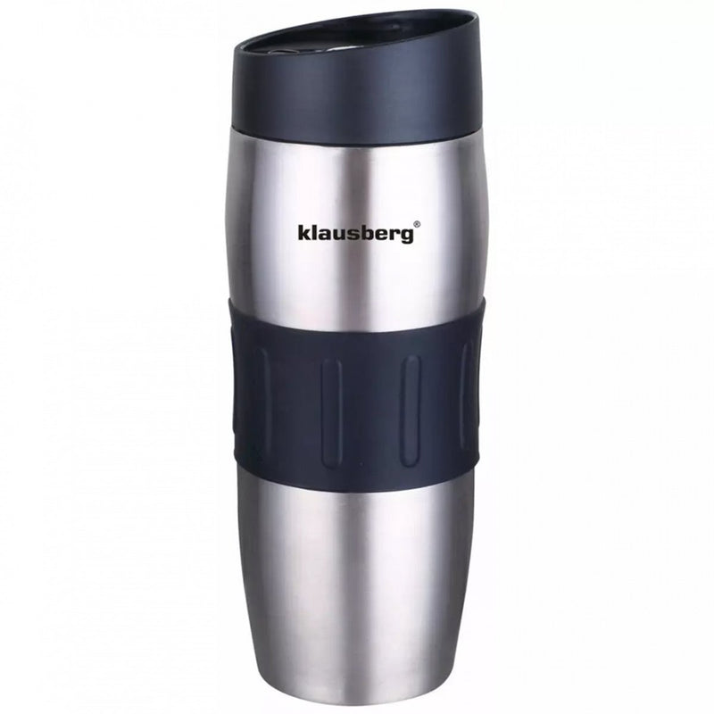Tasse thermique Klausberg 380 ml kb-7542 - tasse isotherme en acier inoxydable - tasse chauffante pour boissons - 6 heures au chaud - à double paroi
