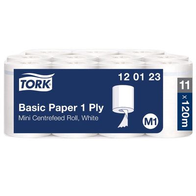 Papier de nettoyage Tork 120123 papier 1 couche blanc pack 11 pièces