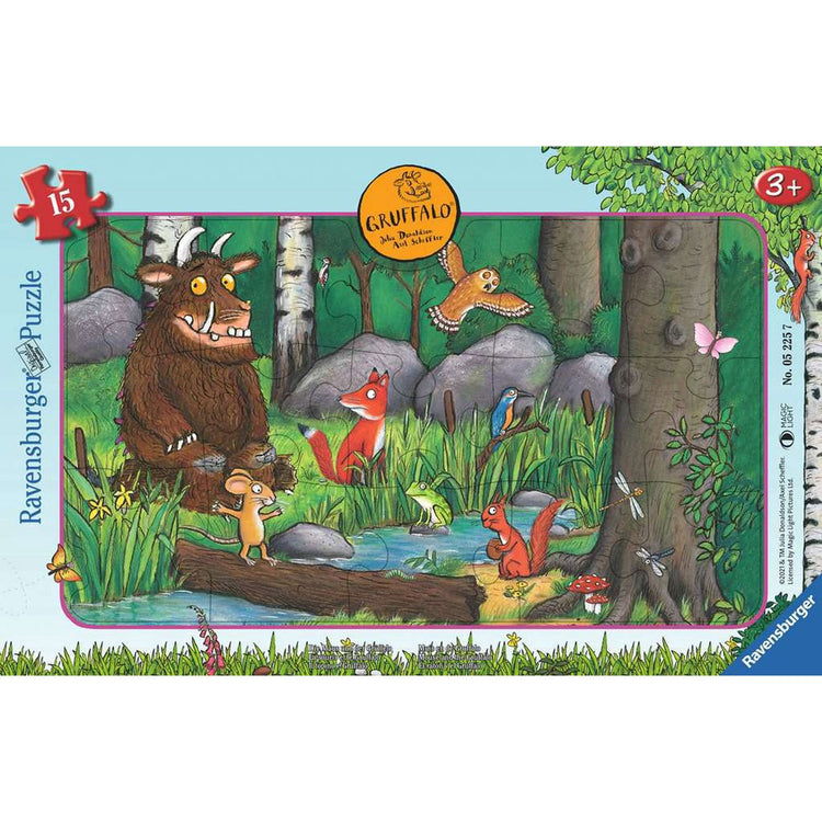 Ravensburger puzzle le gruffalo - puzzle enfant en carton 15 pièces.