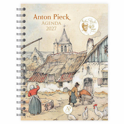 Comello Anton Pieck agenda de bureau ferme 2027