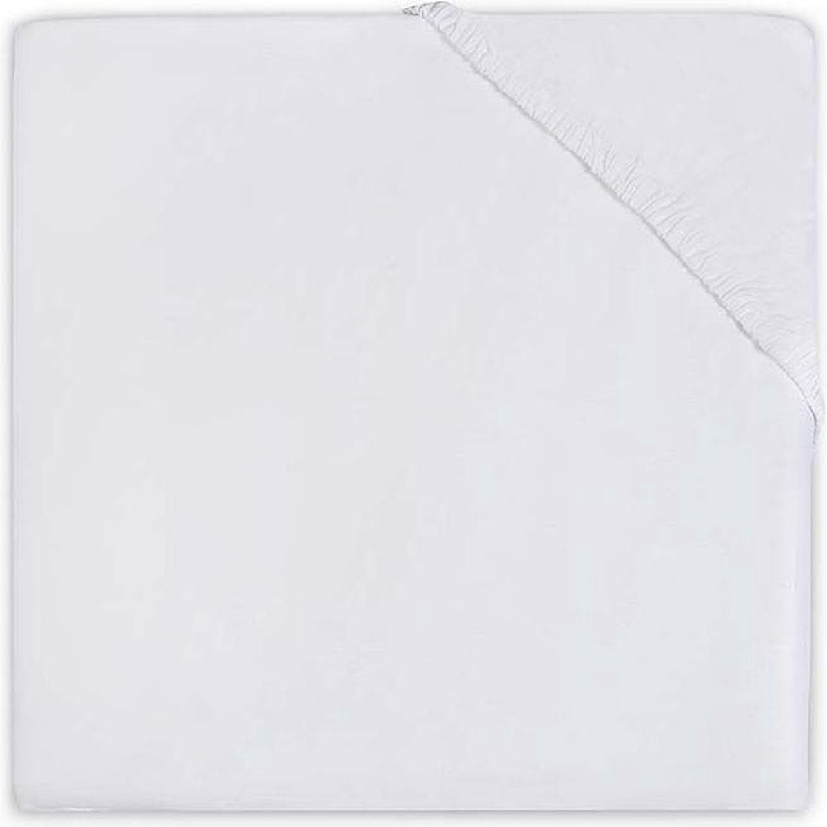 Jollein drap housse molleton berceau 50x90cm - blanc