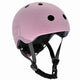 Casque Scoot Ride – casque enfant – s 51-55 cm – feu arrière LED – fermeture magnétique – réglable – rose