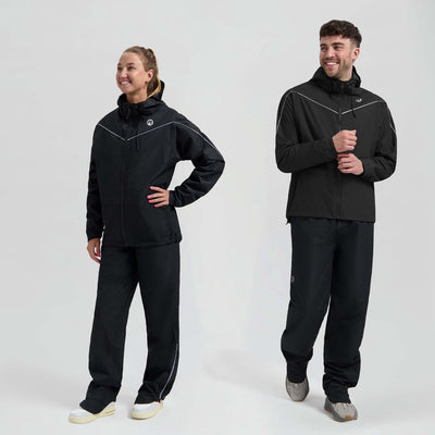 Rogelli Commuter Essential Combinaison de pluie unisexe - imperméable - noir - xxl