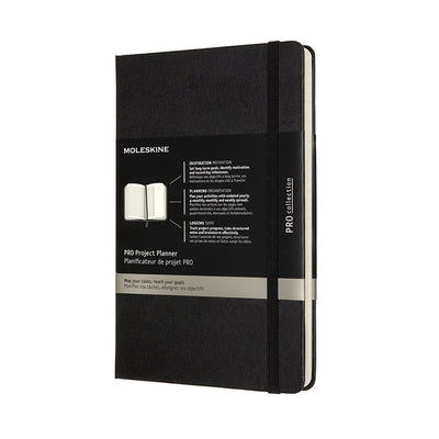 Planificateur de projets professionnel Moleskine - grand - couverture rigide - noir