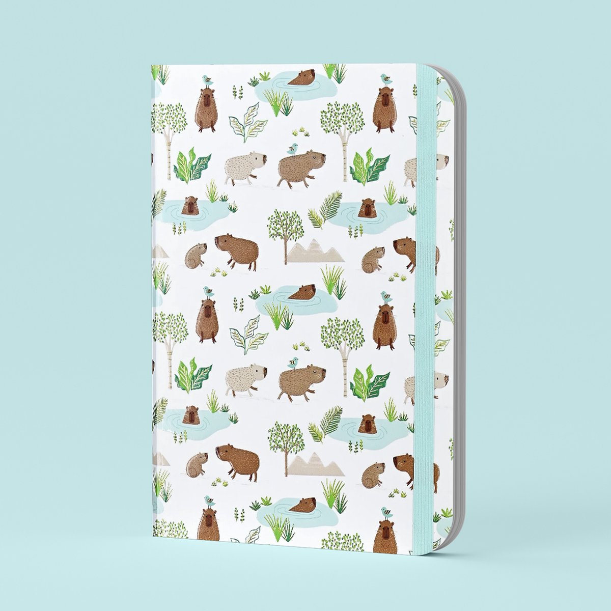 Peter Pauper carnet de taille moyenne la vie capybara