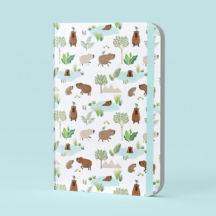 Peter Pauper carnet de taille moyenne la vie capybara