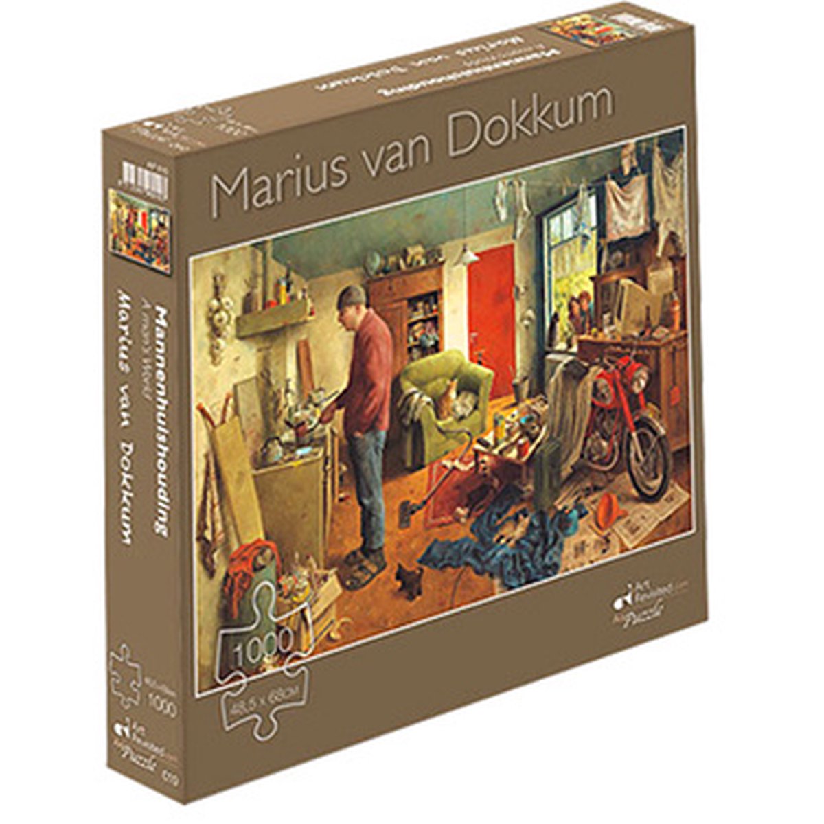 Puzzle Marius van dokkum - ménage des hommes - 1000 pcs