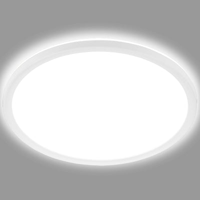 Plafonnier Briloner b.k.licht - Panneau LED - dimmable - lumière indirecte - Plafonnier LED - ø29,3cm - 4 000k - 2 400lm - 18w
