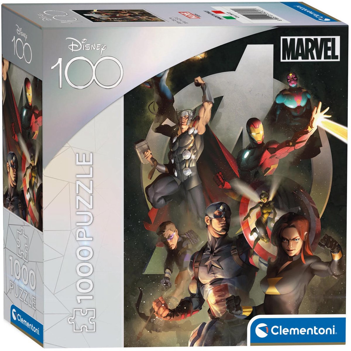 Clementoni Puzzle Disney 100 ans - Avengers, 1000st.