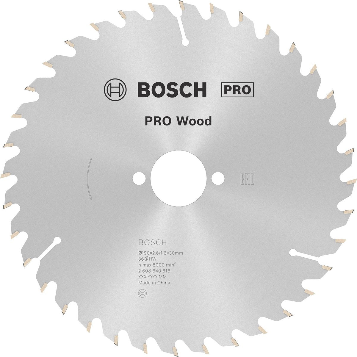 Bosch cirkzb opt 190x30x2.6 36t wz
