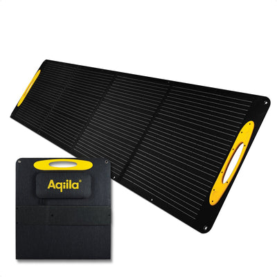 Panneau solaire pliable Aqiila, 200w, monocristallin, résistant à l'eau ip65, panneau solaire, câble de 3m avec 3 connexions, panneau solaire portable, sunbird p200