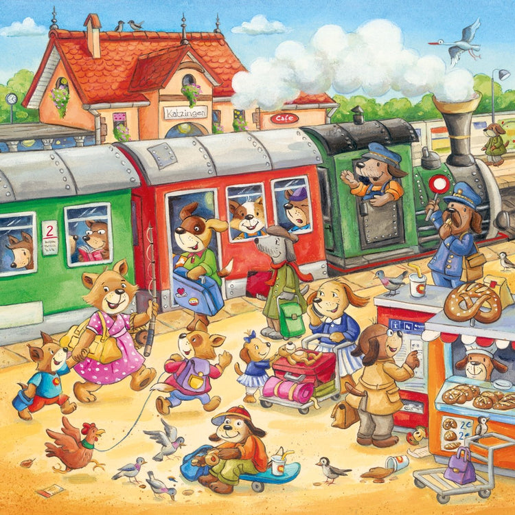 Puzzle de vacances à la campagne Ravensburger - puzzle - 3x49 pièces