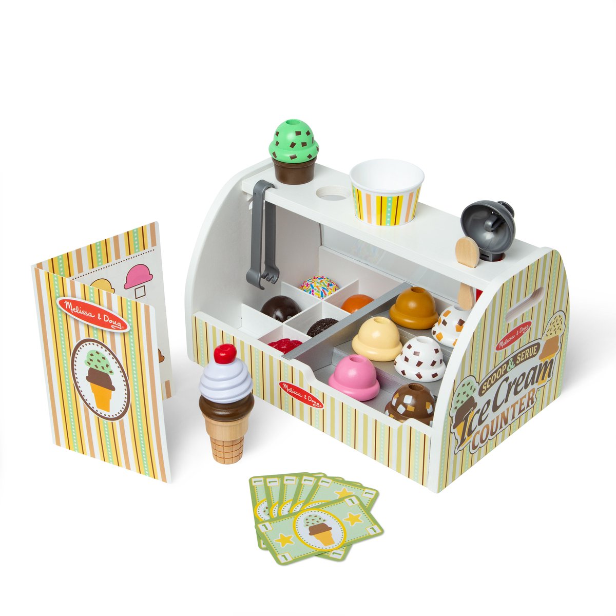 Comptoir de crème glacée en bois Melissa Doug